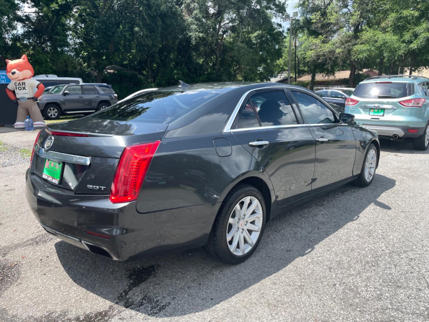 2014 GRAY CADILLAC CTS 2.0T (1G6AP5SX1E0) with an 2.0L engine, Automatic transmission, located at 5103 Dorchester Rd., Charleston, SC, 29418-5607, (843) 767-1122, 36.245171, -115.228050 - Photo#5